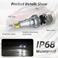 thumbnail image 4 of 4x White LED Headlight Bulb Hi+Lo For Dodge RAM 1500 2500 3500 2013 2014 2015, 4 of 5