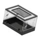 thumbnail image 4 of Tanque de reptiles plegable transparente con panel superior de malla para hábitat de lagartos y doble acceso para cría. Negro, 4 of 8