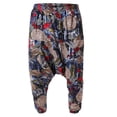 thumbnail image 3 of Zszcpp Work Pants Men Loose Cotton Low Rise Ankle-Length National Print Relax Trousers Casual Trouser Linen, 3 of 9