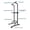 Black + Steel#92, variant on Adjustable 4FT White Ballet Barre for Dance Practice with Steel Construction, Height Range 6.7-46 Inches for Home Studio