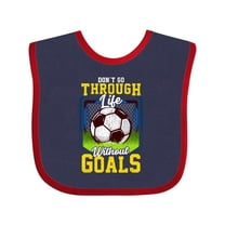 Inktastic Soccer Funny Goals Boys or Girls Baby Bib