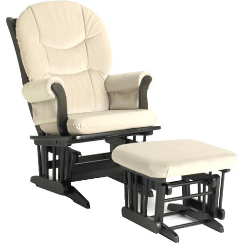 dutailier sleigh glider and ottoman set
