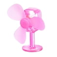 thumbnail image 1 of Mini ventilador luminoso, luces decorativas con 2 pegatinas que soplan para motocicleta Rosa, 1 of 9