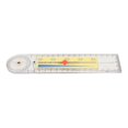 thumbnail image 3 of SUTENGDA Spinal Goniometer 12 Inch Goniometer  Transparent Orthopedic Angle Ruler Plastic Goniometer 360 Degree Goniometer Angle Protractor Goniometer For Body Measuring Tape Goniometer P, 3 of 7