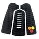 thumbnail image 5 of 3 piezas de almohadillas de tracción para tabla de surf, agarre de cubierta, almohadilla multiusos para skimboard, antipisoteo Negro, 5 of 8