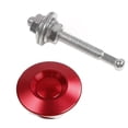 thumbnail image 4 of Enl012 Universal Aluminum Alloy 30mm Vehicle Hood Lock Cover Anti-theft Design 53mm Screw - Blue, 4 of 4