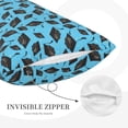 thumbnail image 3 of Sikiie Graduation Hats2 Print Plush Pillow Cover, Wrinkle-proof and Stain-resistant Pillow Protector without Pillow Core, Home Decoration-16"x24", 3 of 6