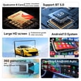 thumbnail image 3 of MOOKAKA 12.3"+12.3" Smart Display Radio Audio Media Player for Mercedes-Benz G-Class 2013-2018 Car Navigation GPS Upgrade Headunit Android Replacement 1080P Screen Carplay Accessories, 3 of 15