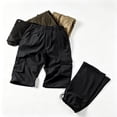 thumbnail image 5 of Men Stretch Multi Pocket Cargo Pants Straight Leg Zip Off Water Repellent Lightweight Travel Pants, 5 of 9