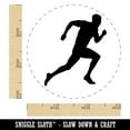 thumbnail image 2 of Man Running Marathon Cardio Exercise Self-Inking Rubber Stamp Ink Stamper - Red Ink - Small 3/4 Inch, 2 of 7