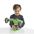 thumbnail image 2 of Playskool Heroes Marvel Super Hero Adventures Smash Action Hulk Figure, 2 of 4