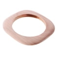 thumbnail image 6 of 6 Pieces Blank Unfinished Square Natural Wood Wooden Bracelet Bangle DIY Craft Jewelry, 6 of 9