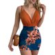 thumbnail image 1 of VISgogo, minivestido ajustado para mujer, estampado Floral, cuello en V, sin mangas, vestido de tirantes, vestido de verano con tirantes finos envuelto a la cadera, vestido de fiesta para discoteca VISgogo moda, 1 of 7
