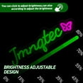 thumbnail image 5 of UPONRAY Single-line Custom Neon Signs with Butterfly, Customizable USB-Powered & Dimmable LED Neon Light, Stylish Wall Decor as Gifts for Family, Lover, Friend, Rose Red, 16 inch, 5 of 8