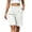 White, variant on Women's High Waist Pleated Bermuda Shorts Loose Wide Leg Dressy Knee Length Suit Shorts with Pockets for office Casual Daily Wear White