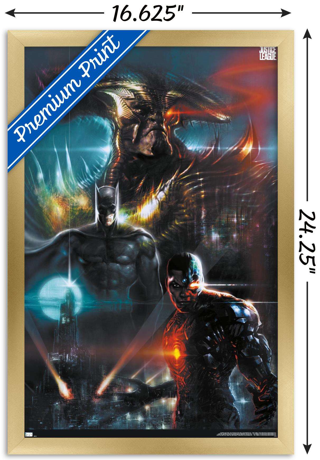 DC Zack Snyder's Justice League - Liam Sharp Variant Wall Poster, 14.725" x 22.375", Framed