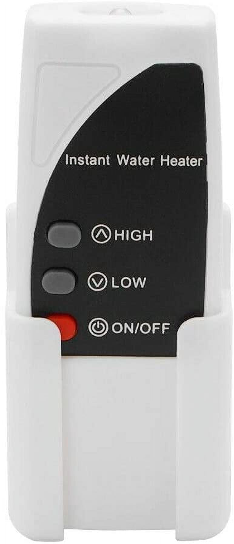 DENEST 3000W Tankless Electric Water Heater, Red/Black