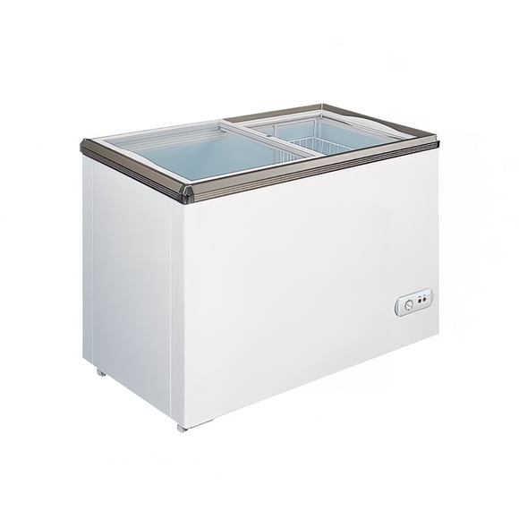 Omcan 45291 Congélateur Mobile pour Crème Glacée 29 Pouces avec 1 Panier - Blanc, 110v