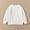 White, variant on Zecgelong Girls Sweatshirts Crewneck Pullover Tops Kids Boys Winter Warm Basic Sweatshirt,Blue 3-4 Years
