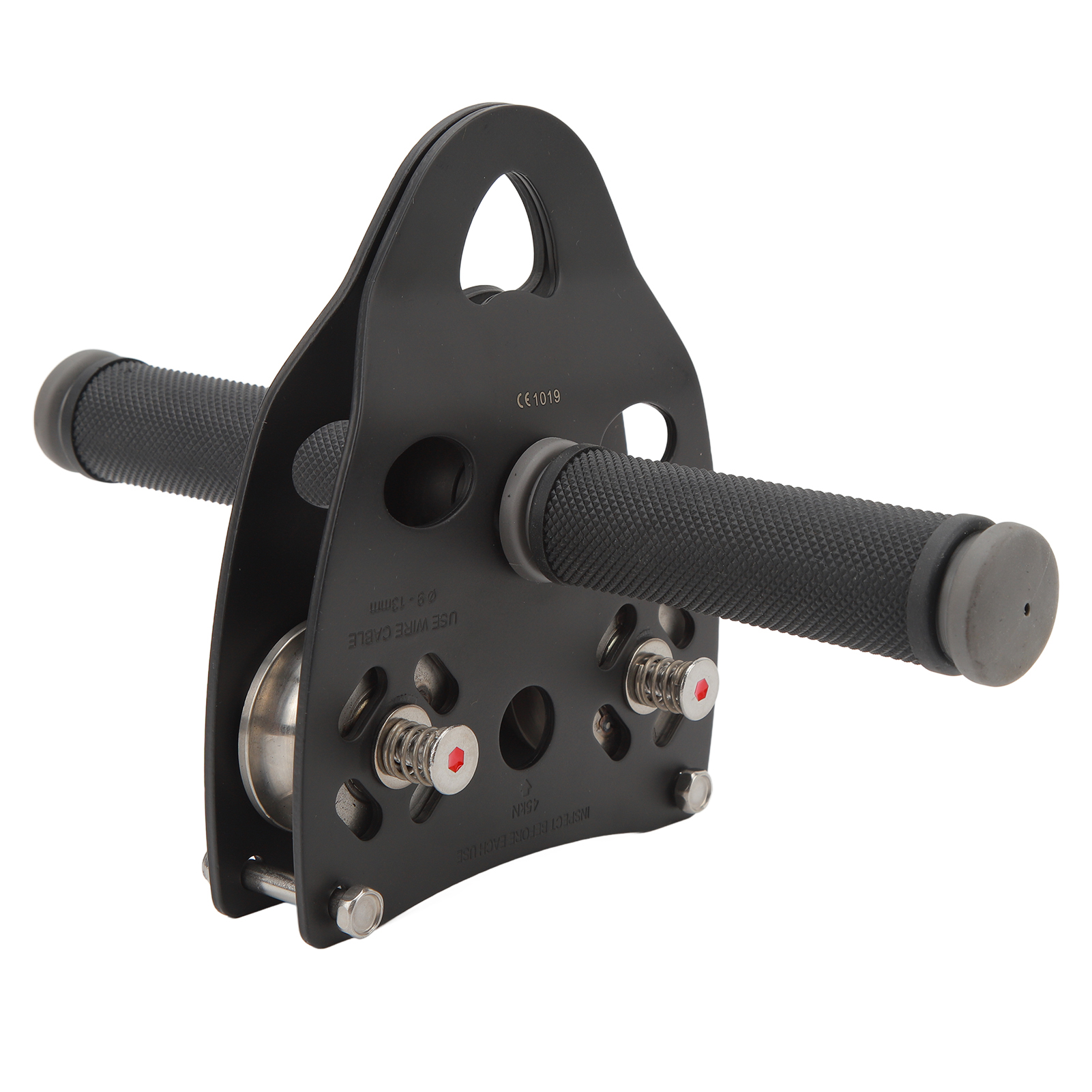 Zip Line Pulley, Bearing Silicone Handles Safe Sliding Zipline Pulley Wide Application For