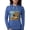 Heather Blue, variant on CafePress - Sunflowers & Kitten Long Sleeve T Shirt - Womens Hooded Shirt