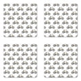 thumbnail image 1 of Bicycle Coaster Set of 4, Hand Drawn Doodle Cycling Theme Pattern of Yellow Bike Leisure Hobby Street Art, Square Hardboard Gloss Coasters, Standard Size, Mustard Black, by Ambesonne, 1 of 2