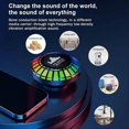 thumbnail image 5 of Bone Conduction Speaker Mini Bluetooth Speaker with RGB Rhythm Lights USB Rechargeable Portable Wireless Bluetooth 5.0 Speaker, 5 of 5