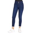 thumbnail image 1 of Jeans Para Mujer Crote Skinny Con Botones En Tobillos Casual Cómodo 110106 azul 11 Incógnita 110106, 1 of 5