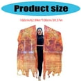 thumbnail image 2 of 2Pcs Flame Pattern Worship Wing Flags Praise Dance Flags with Scalable Rods for Church Dance Banners Easy to Use, 2 of 8