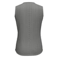 thumbnail image 6 of Bainana Women T Shirt Solid Color Sleeveless Crew Neck Basic Tee Comfortable Loose Fit Female Street Casual Wear Tops Clothes Grey Size Xl, 6 of 6
