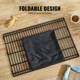 thumbnail image 6 of 4-Panel Foldable Metal Dog Playpen with Removable Bottom Mat – 36 Inch Pet Exercise Pen, 6 of 11