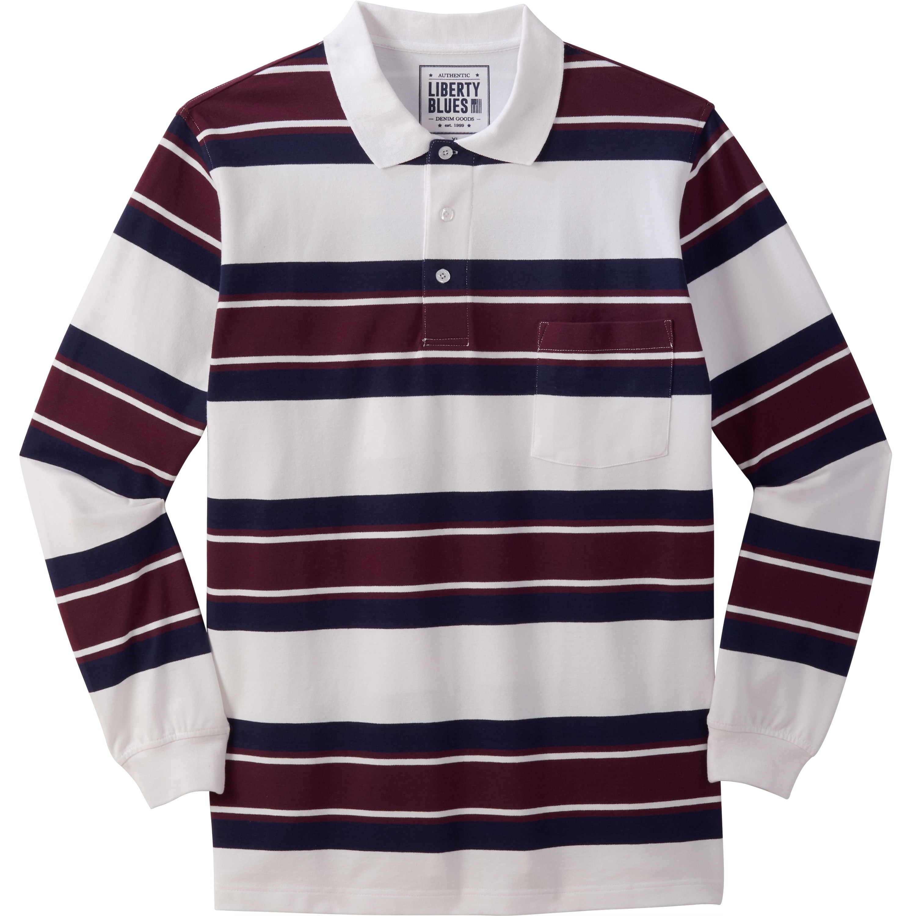 big & tall long sleeve polo shirts