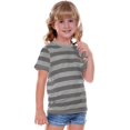 thumbnail image 2 of Kavio Toddlers Striped Jersey Crew Neck Short Sleeve Tee, 2 of 2