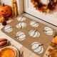 thumbnail image 4 of Felpudo con Diseño de Calabaza y Hojas de Arce Otoñales | Alfombra Decorativa para Entrada, Halloween y Acción de Gracias | Alfombra de Poliéster Suave para Baño, Cocina y Porche | Felpudo Lavable y, 4 of 6