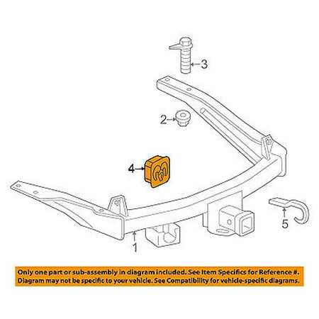 - Dodge CHRYSLER OEM 2003 Durango Trailer Hitch-Receiver 82208455AB