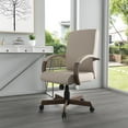 thumbnail image 7 of Boss Office Products Modern Executive Conference Chair - Beige w/Driftwood, 7 of 7