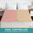 thumbnail image 5 of Towallmark Heated Mattress Pad King Size for Cold Sleepers, 5 Heated Setting Coral Fleece Electric Mattress Pad, Bed Warmer with Two Controller & Auto Off 10 Hours, 78"x80" Grey, 5 of 8