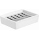thumbnail image 2 of Ceramic Soap Dish Holder, Stainless Steel Soap Bar For Bathroom And Shower, Double Drain Soap Tray, 2 of 5