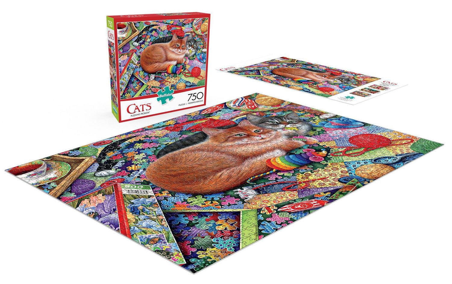 Buffalo Games - Cats - Puzzling Problem - 750 Piece Jigsaw Puzzle