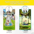 thumbnail image 7 of SkyBound 40" Saucer Tree Swing for Kids, Waterproof Flying Swing Seat for Children Support Up to 600lbs, 7 of 7
