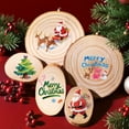 thumbnail image 6 of 3 Sheets Cartoon Christmas Rub on Transfer Stickers,Santa Claus Window Decals Wreath Scrapbook Stickers Milu Deer Cup Decals Decoupage Paper for Furniture,15 * 30cm, 6 of 6
