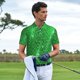 thumbnail image 3 of Balery Shiny round green sequins Camisa Polo de Hombre con Estampado, de Manga Corta y Tejido Medio, Camisa Tipo Golf Polo-Large, 3 of 6