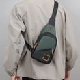 thumbnail image 6 of JOGZMZ Men’s Waterproof Chest Bag, Large Capacity Crossbody Sling Pack with Anti-Theft Pockets, Outdoor Travel Backpack Green, 6 of 6