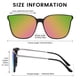 thumbnail image 3 of Gafas de Sol DUCO W016 Polarizadas Oversize para Mujer UV400, 3 of 5