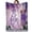 50* 60in (125* 150cm), variant on He Is Risen Easter Cross & Lily Flannel Throw Blanket - Soft Inspirational Purple Religious Blanket for Church & Home Decor