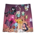 thumbnail image 3 of Adventure Time Men's Pajama Pants Sleepwear Lounge Shorts Bottoms Summer Daily Cozy Soft Ice Silk Pajama Shorts Lightweight Home Beach Shorts, 3 of 8