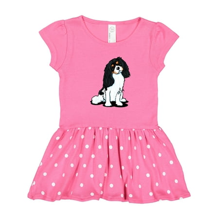 

Inktastic KiniArt Tricolor Cavalier Gift Toddler Girl Dress