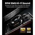 thumbnail image 3 of Restored Edifier S300 Hi-Fi Tabletop Speaker, Hi-Res Audio LDAC for Wireless Multi-Room & Stereo Pairing, 80W Power Works with AirPlay 2 Bluetooth 5.4 USB-C AUX Inputs, Retro Design with Remote (Refurbished), 3 of 10