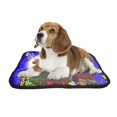 thumbnail image 2 of PKQWTM Santa Claus On A Rooftop Pet Dog Cat Bed Pee Pads Mat Cushion Potty Dogs Blankets Crate Bed Kennel 20x24 inch, 2 of 3