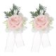 thumbnail image 1 of Uxcell 2 Pcs Pulseras de Corsage de Flores Rosas Artificiales, Corsage de Muñeca para Boda Novia Novio Ceremonia Aniversario Baile Fiesta, 1 of 6